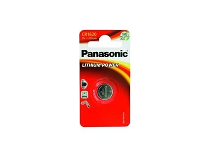 PANASONIC Lithiová baterie (knoflíková) CR-1620EL/1B  3V (Blistr 1ks)