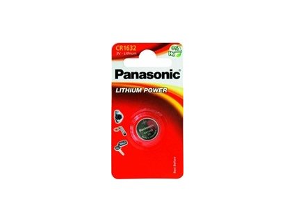 PANASONIC Lithiová baterie (knoflíková) CR-1632EL/1B  3V (Blistr 1ks)