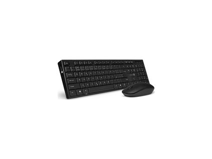 CONNECT IT Combo bezdrátová černá klávesnice + myš, CZ + SK layout