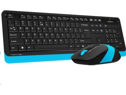 A4tech FG1010 FSTYLER set bezdr. klávesnice + myši, modrá barva