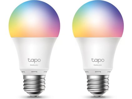 TP-Link Tapo L530E(2-pack) chytrá WiFi stmívatelná LED barevná žárovka