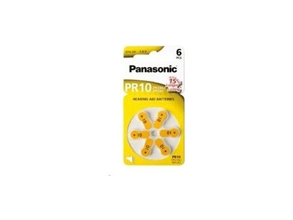 PANASONIC Zinkovzduchová baterie PR-230(10)/6LB AAA 1,2V (Blistr 6ks)