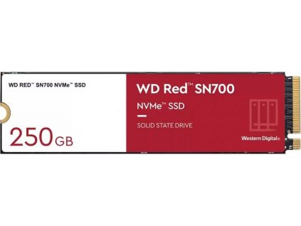 WD RED SSD NVMe 250GB PCIe SN700, Geb3 8GB/s, (R:3100/W:1600 MB/s) TBW 500