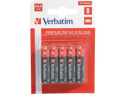 VERBATIM  Alkalická Baterie AAA 10 Pack / LR3