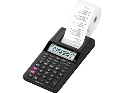 CASIO kalkulačka HR 8 RCE BK, Tiskový klakulátor