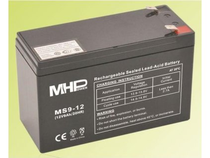 Pb akumulátor MHPower VRLA AGM 12V/9Ah (MS9-12)