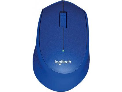 Logitech Wireless Mouse M330 Silent Plus, blue