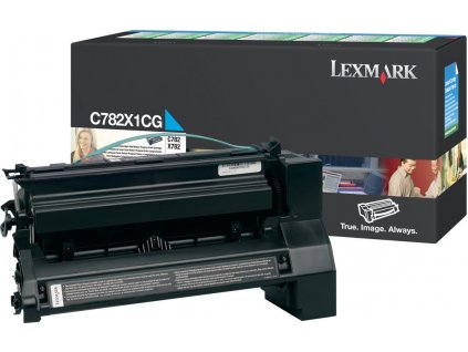 LEXMARK C782X1CG Toner Lexmark cyan vratná kazeta 15000str C782