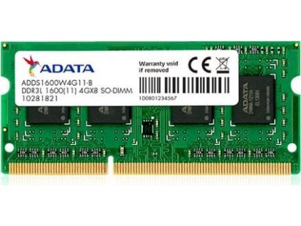 ADATA ADDS1600W4G11-S DDR3L SODIMM 4GB 1600MHz CL11 1.35V
