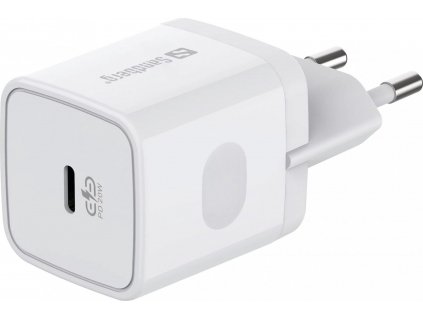 Sandberg síťová nabíječka USB-C, PD 20W, bílá