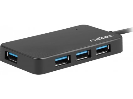 NATEC NHU-1342 Natec Hub USB 3.0 Moth 4-ports, Black