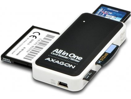 AXAGON CRE-X1, USB 2.0 externí MINI čtečka 5-slot ALL-IN-ONE