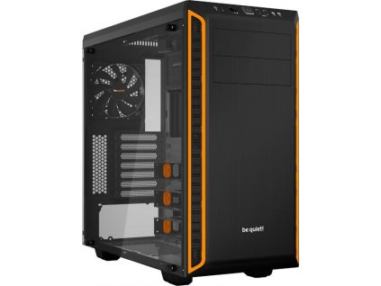 Be quiet! skříň PURE BASE 600 Window / MidT / průhledná bočnice / bez zdroje / 2xUSB 3.0 / černo-oranžová
