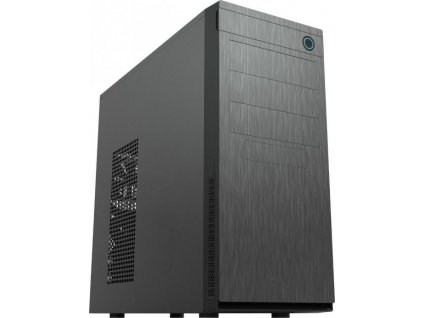 CHIEFTEC skříň Elox Series HC-10B, Miditower, USB 3.0, Black with Hair brush design front panel, bez zdroje