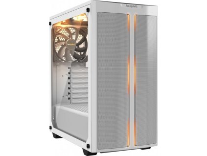 Be quiet! skříň PURE BASE 500DX / MidT / bez zdroje / USB 3.0 / 3x140mm fans ARGB/ průhledná bočnice / bílá