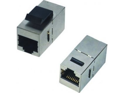 DATACOM Spojka panel STP 2 x RJ45 (8p8c) Cat5e,přímá,plast