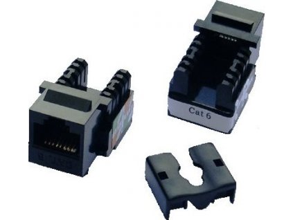 DATACOM Keystone RJ45 UTP CAT6 (DUAL) MINI černý