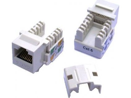 DATACOM Keystone RJ45 UTP CAT6 (DUAL) MINI bílý
