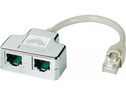 DATACOM "Y" adaptér STP CAT5E  PC / PC+PC