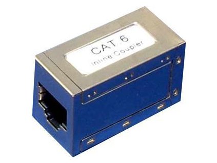 Spojka 2x RJ45 STP Cat6