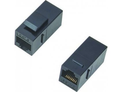 DATACOM Spojka panel UTP 2 x RJ45 (8p8c) Cat5e,přímá,plast