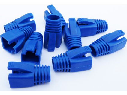 DATACOM krytka pro RJ45 (CAT6A,CAT7) modrý (10ks)