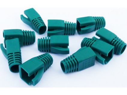 DATACOM krytka pro RJ45 (CAT6A,CAT7) zelený (10ks)