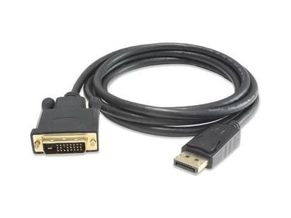 PremiumCord DisplayPort na DVI kabel 5m, stín. M/M