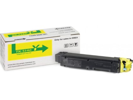 Kyocera toner TK-5140Y/ P6130cdn/M6030cdn/6530cdn/ 5000 stran/ žlutý