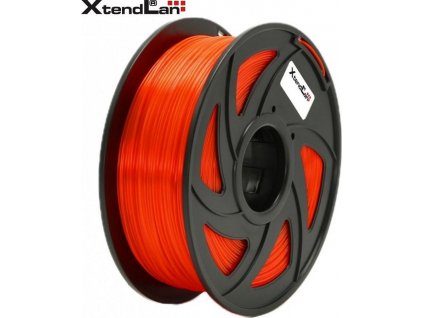 XtendLAN PETG filament 1,75mm průhledný oranžový 1kg