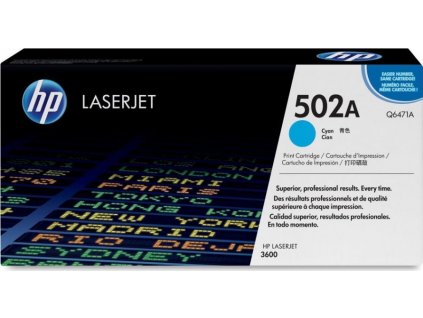 HP color toner, Q6471A, azurový CLJ 3600 originál