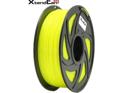 XtendLAN PLA filament 1,75mm zářivě žlutý 1kg