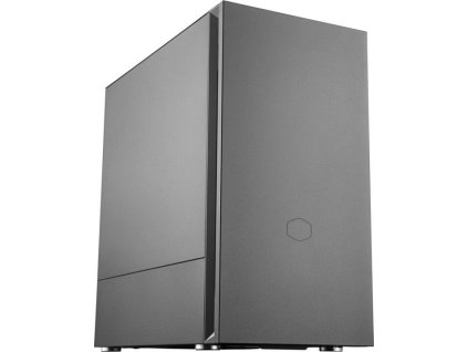 Cooler Master case Silencio S400 Steel, mATX, 2x 120mm Fan, Černá
