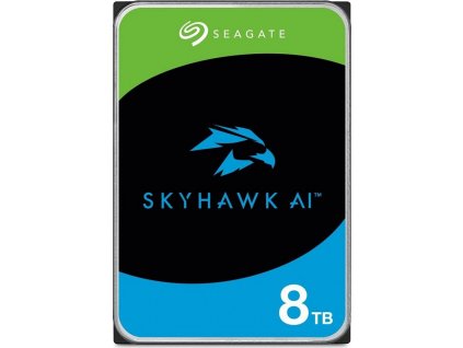 Seagate SkyHawk AI 8TB HDD / ST8000VE001 / Interní 3,5" / 7200 RPM / SATA 6Gb/s / 256 MB