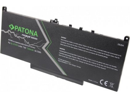 PATONA baterie pro ntb DELL LATITUDE E7260/E7270/E7470 7200mAh Li-lon 7,6V
