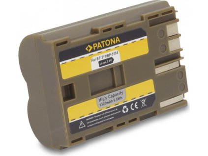 PATONA baterie pro foto Canon BP-511 1300mAh Li-Ion