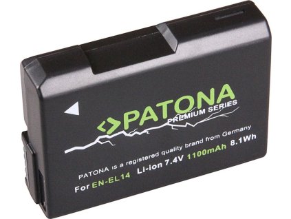 PATONA baterie pro foto Nikon EN-EL14 1100mAh Li-Ion Premium