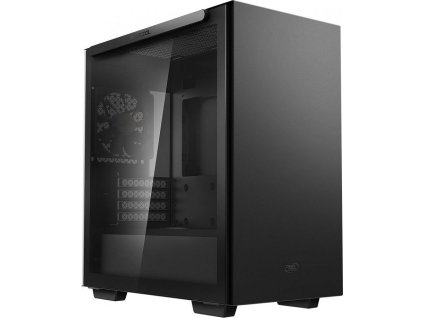 DEEPCOOL Macube 110 / Micro ATX / 120mm fan / 2xUSB 3.0 / prosklená bočnice s magnetickým uchycením / černá