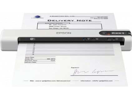 EPSON skener WorkForce DS-80W, A4, 600x600dpi, USB, mobilní