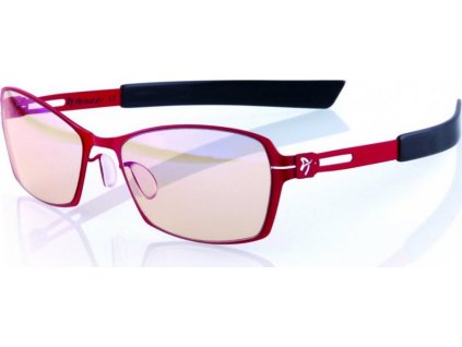 AROZZI herní brýle VISIONE VX-500 Red/ červenočerné obroučky/ jantarová skla
