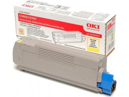 Oki Toner Žlutý do C5800/C5900/C5550 MFP (5 000 stránek)