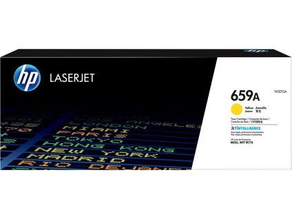 HP 659A Yellow Original LaserJet Toner Cartridge (13,000 pages)