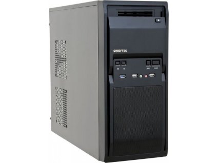 CHIEFTEC Libra Series/Miditower, LG-01B-OP, Black, USB 3.0, bez zdroje
