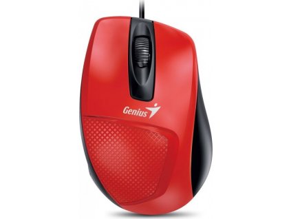GENIUS myš DX-150X, drátová, 1000 dpi, USB, červená