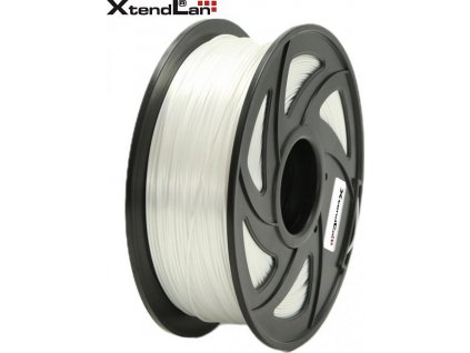 XtendLAN PLA filament 1,75mm lesklý bílý 1kg