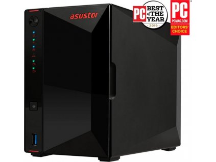 Asustor AS5202T 2-bay NAS Nimbustor 2, 2GB DDR4, 2x2.5GE, 3xUSB3.2, Celeron J4005 2core 2.0GHz