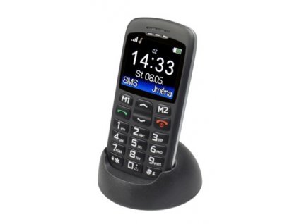 Aligator A670 Senior, černá + nabíjecí stojánek