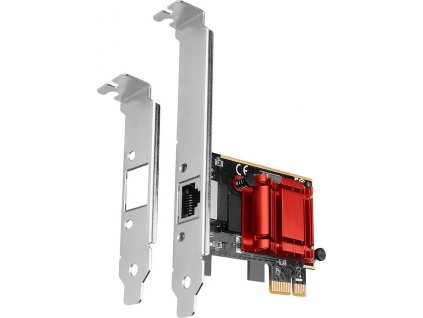 AXAGON PCEE-GIX, PCIe síťová karta - 1x Gigabit Ethernet port (RJ-45), Intel i210AT, PXE, vč. LP