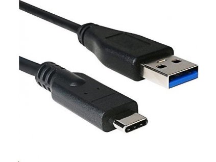 C-TECH kabel USB 3.0 AM na USB-C kabel (AM/CM), 1m, černý