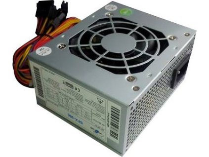 EUROCASE zdroj micro SFX-300W, 8cm fan, APFC, CE, CB, ErP2013, 80+